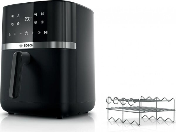 Bosch Friggitrice ad Aria Capacit 6.1 Litri Potenza 2050 Watt con Timer e Termostato Regolabile colore Nero - MAF462B1