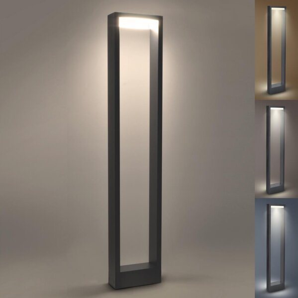 Brilagi-Lampada LED da esterno RAGUSA LED/7W/230V 3000/4000/6000K anthracite. IP54 80 cm