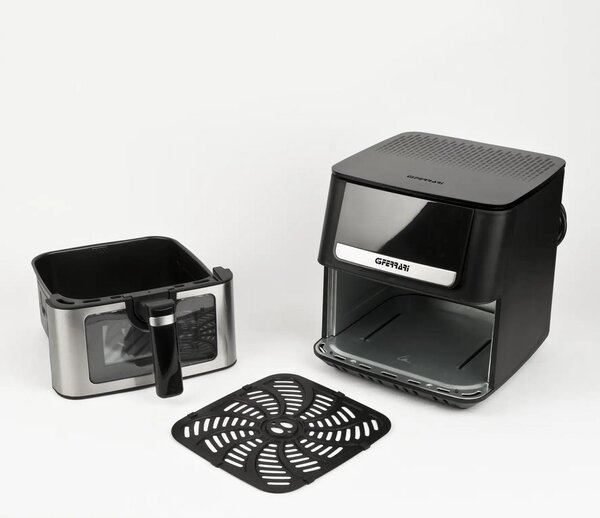 G3 Ferrari Friggitrice ad Aria Capacit 6.5 Litri Potenza 1700 Watt colore Nero e Acciaio Inox - G10207 Friggisano
