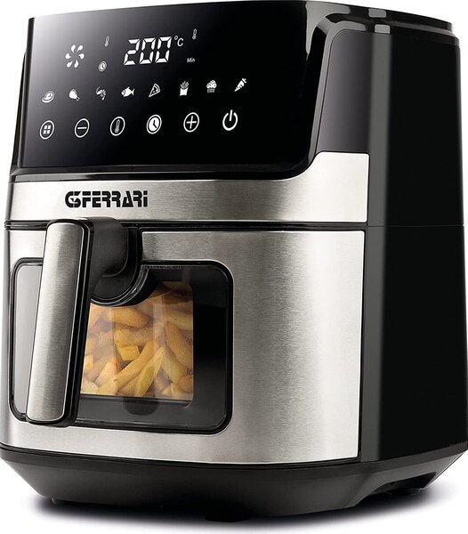 G3 Ferrari Friggitrice ad Aria Capacit 6.5 Litri Potenza 1700 Watt 8 Programmi - G10167