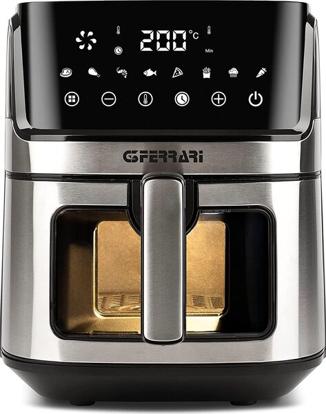 G3 Ferrari Friggitrice ad Aria Capacit 6.5 Litri Potenza 1700 Watt 8 Programmi - G10167