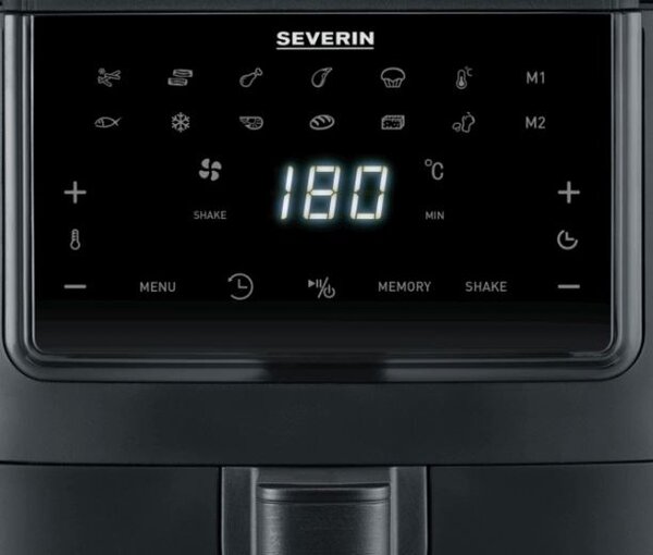 Severin Friggitrice ad Aria Capacit 7 Litri Potenza 1700 Watt con Timer e Termostato Regolabile colore Nero - FR 2462