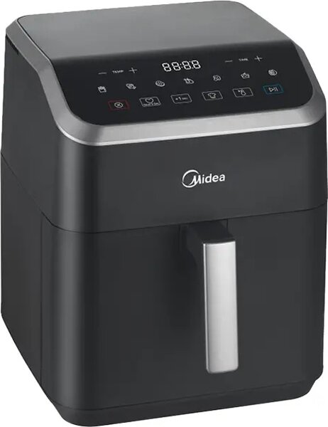 MIDEA Friggitrice ad Aria Capacit 7 Litri Potenza 1800 Watt con Timer e Termostato Regolabile colore Nero - MAD70000ADK