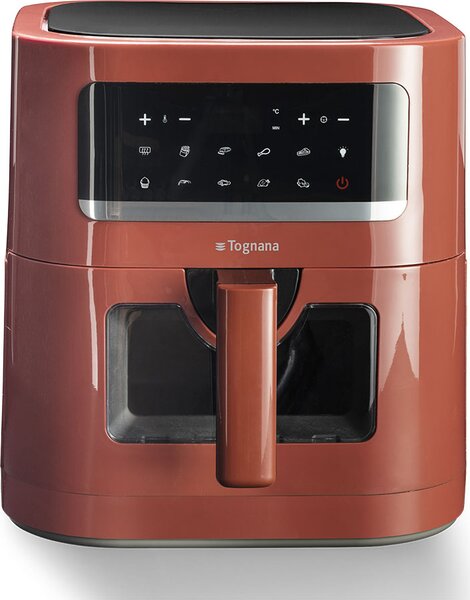 Tognana Friggitrice ad Aria Capacit 7 Litri Potenza 1800 Watt Multifunzione con Timer colore Rosso - D2DFA03IRRO