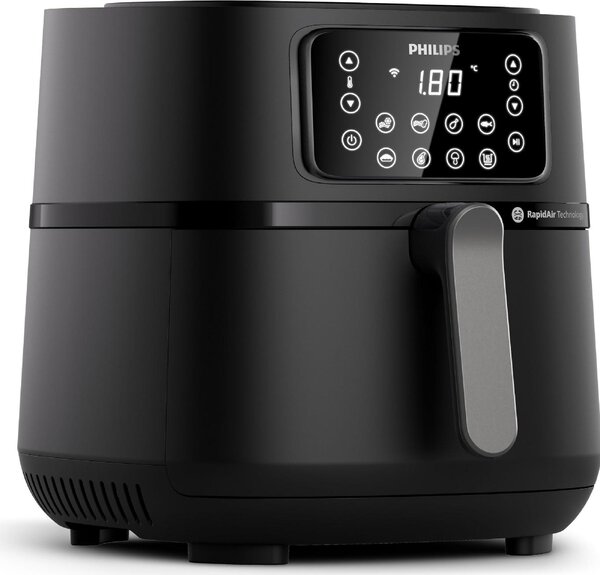 Philips Friggitrice ad Aria Capacit 7,2 Litri Potenza 2000W Multifunzione colore Nero - Series 5000 HD9285/93