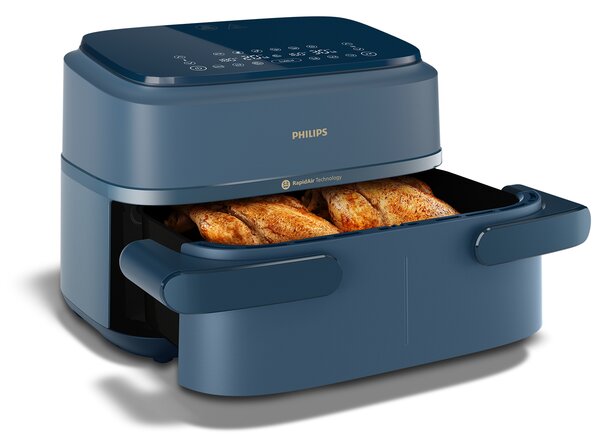 Philips Friggitrice ad Aria Capacit 7,1 Litri Potenza 2450 Watt Temperatura Max 200 C - Airfryer Serie 1000 Flexi