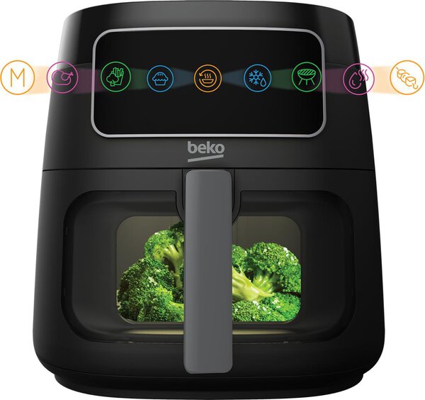 Beko Friggitrice ad Aria Capacit 7,6 Litri Potenza 1750 Watt Display Led Max 200 C colore Nero - FRL3374B