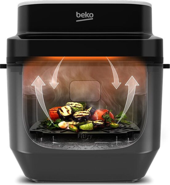 Beko Friggitrice ad Aria Capacit 7.6 Litri Potenza 2570 Watt con Timer colore Nero - FRL 5474 B