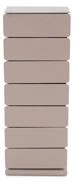 Cassettiera grigio tortora in metallo 37x99x26 cm Joey – Spinder Design