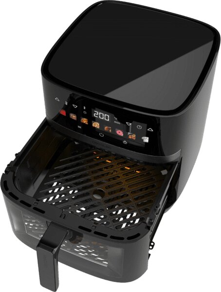 Cecotec Friggitrice ad Aria Capacit 8 Litri Potenza 2200 Watt Temperatura max 200 C colore Nero - Duoheat 8000 100501