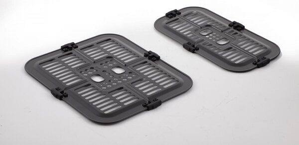 Ardes Friggitrice ad Aria Capacit 9 Litri Potenza 1700 Watt Doppio Cestello colore Nero Inox - Eldorada Dual ARFRYA03D