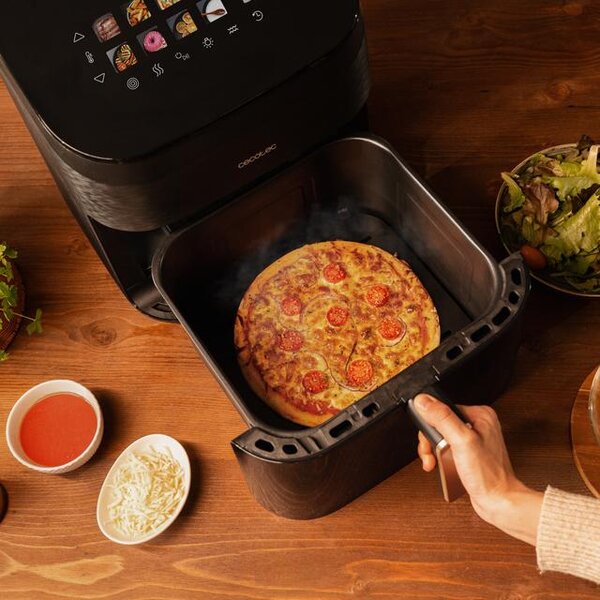 Cecotec Friggitrice ad Aria Capacit 8.5 Litri Potenza 2200 Watt Touch colore Nero - A01_EU01_101136 Cecofry&Grill Smokin' 8500