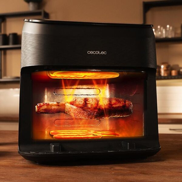 Cecotec Friggitrice ad Aria Capacit 8.5 Litri Potenza 2200 Watt Touch colore Nero - A01_EU01_101136 Cecofry&Grill Smokin' 8500