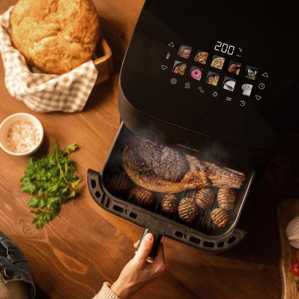 Cecotec Friggitrice ad Aria Capacit 8.5 Litri Potenza 2200 Watt Touch colore Nero - A01_EU01_101136 Cecofry&Grill Smokin' 8500