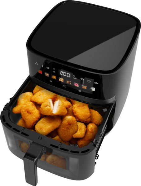 Cecotec Friggitrice ad Aria Capacit 8 Litri Potenza 2200 Watt Temperatura max 200 C colore Nero - Duoheat 8000 100501