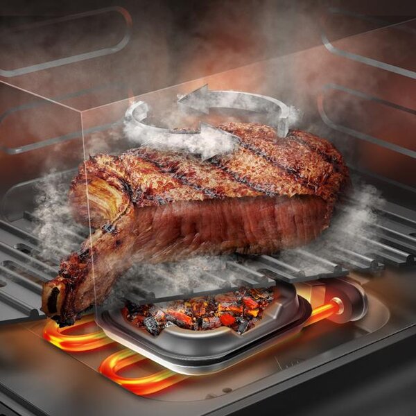 Cecotec Friggitrice ad Aria Capacit 8.5 Litri Potenza 2200 Watt Touch colore Nero - A01_EU01_101136 Cecofry&Grill Smokin' 8500
