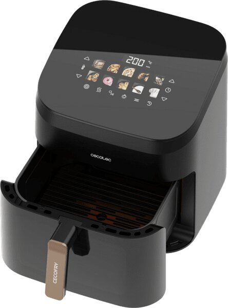 Cecotec Friggitrice ad Aria Capacit 8.5 Litri Potenza 2200 Watt Touch colore Nero - A01_EU01_101136 Cecofry&Grill Smokin' 8500