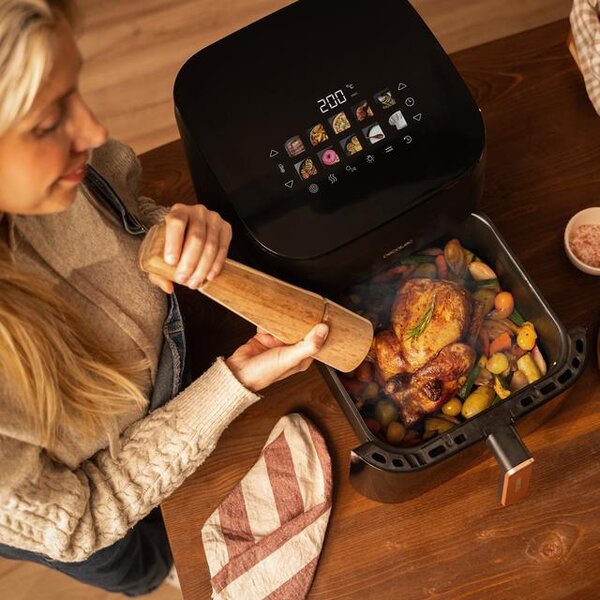 Cecotec Friggitrice ad Aria Capacit 8.5 Litri Potenza 2200 Watt Touch colore Nero - A01_EU01_101136 Cecofry&Grill Smokin' 8500