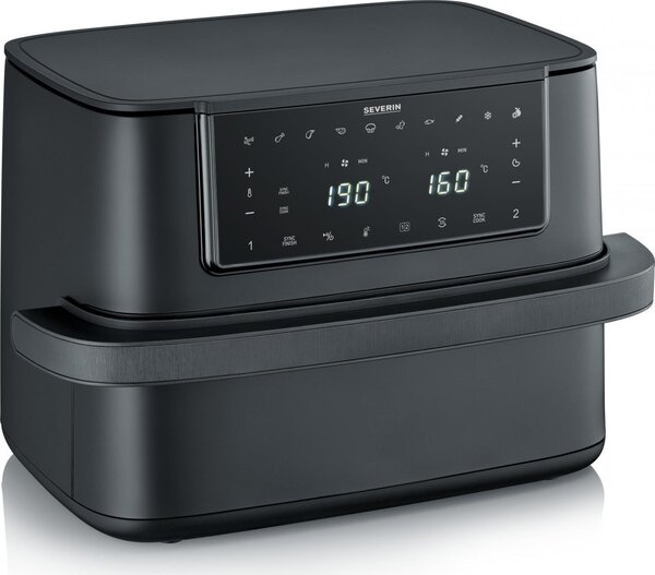 Severin Friggitrice ad Aria Capacit 9 Litri Potenza 2600 Watt Temperatura 60 - 200 C con Timer colore Nero - FR 2490
