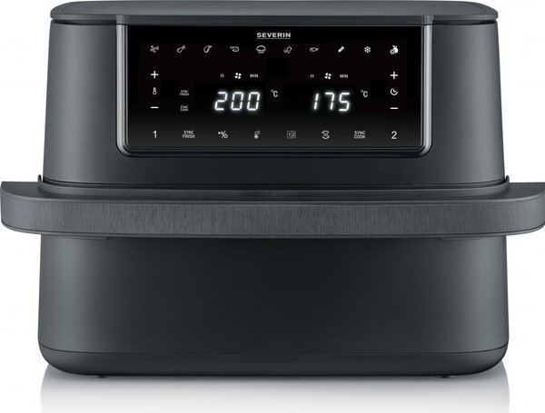 Severin Friggitrice ad Aria Capacit 9 Litri Potenza 2600 Watt Temperatura 60 - 200 C con Timer colore Nero - FR 2490