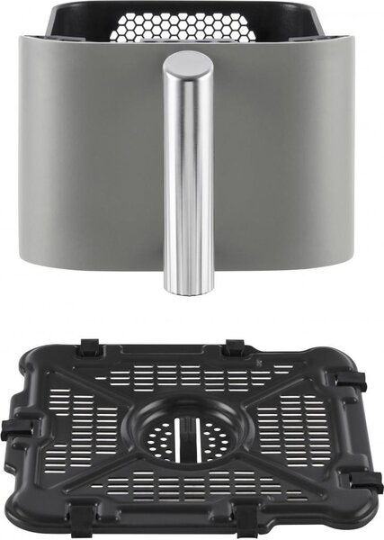 Ninja Friggitrice ad Aria Capacit 9.5 Litri Potenza 2470 Watt Multifunzione Termostato Regolabile colore Nero / Grigio - SL400EU