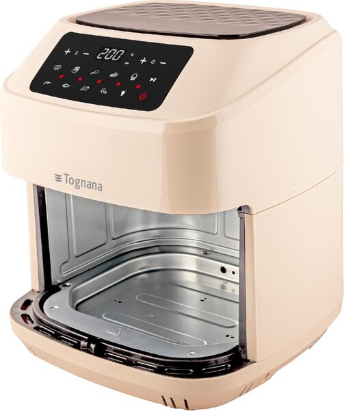 Tognana Friggitrice ad Aria Capacit 9.2 Litri Potenza 2150 Watt Doppia Resistenza con Timer colore Champagne - D2DFA06IRCH Iridea