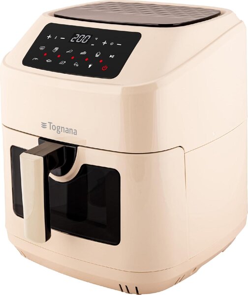Tognana Friggitrice ad Aria Capacit 9.2 Litri Potenza 2150 Watt Doppia Resistenza con Timer colore Champagne - D2DFA06IRCH Iridea