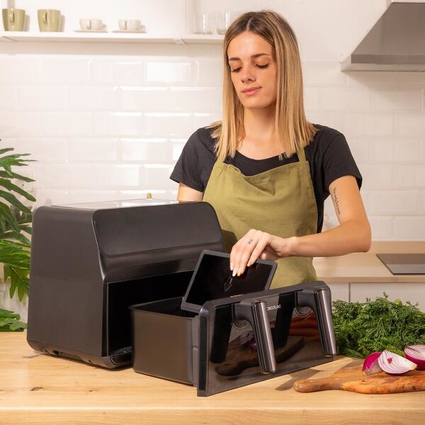 Cecotec Friggitrice ad Aria Capacit 9 Litri Potenza 2850 Watt con 8 Programmi di Cottura colore Nero - 04986
