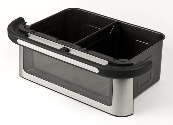 G3 Ferrari Friggitrice ad Aria Doppia 12 Kg (6+6) Potenza 2200W 10 Programmi con Timer colore Nero/Inox Friggisano - G10223