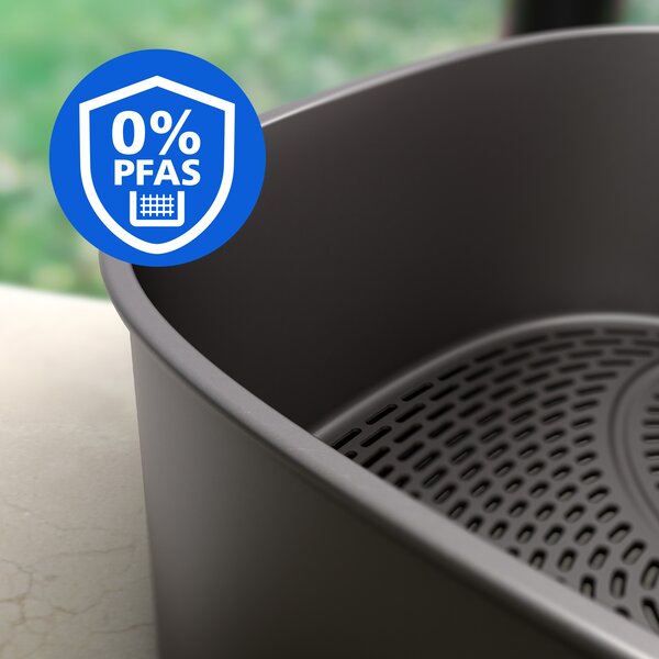 Philips Friggitrice ad Aria Doppio Cestello Capacit 10 Litri Potenza 2750 Watt con Tecnologia Rapid Air Timer e Termostato Regolabile colore Nero/