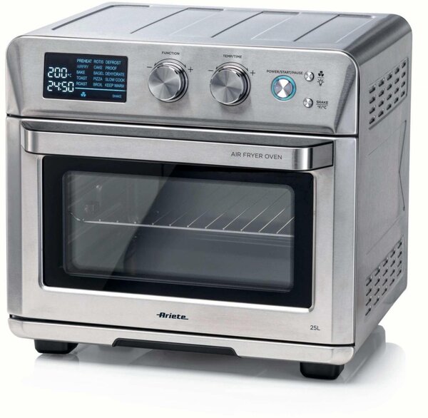 Ariete Friggitrice ad Aria Fornetto Capacit 25 Litri Potenza 1700 Watt con Temperatura fino a 230 colore Argento - 4629/11 Airy Fryer