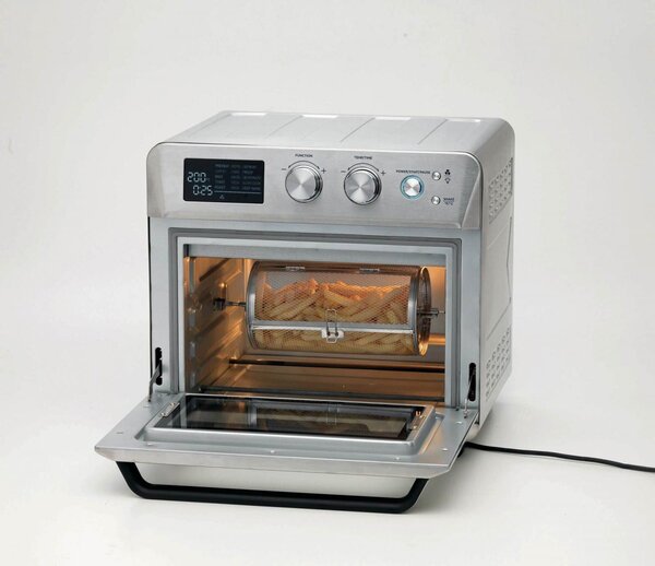 Ariete Friggitrice ad Aria Fornetto Capacit 25 Litri Potenza 1700 Watt con Temperatura fino a 230 colore Argento - 4629/11 Airy Fryer