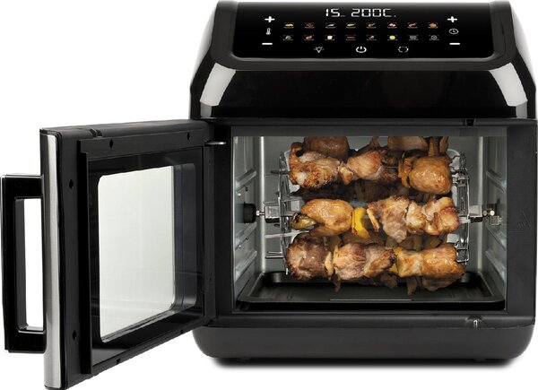 G3 Ferrari Friggitrice ad Aria Multifunzione Capacit 13 Litri Potenza 1700 Watt con Accessori colore Nero - G10187 Friggisano Evo