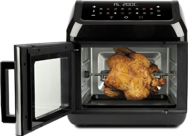 G3 Ferrari Friggitrice ad Aria Multifunzione Capacit 13 Litri Potenza 1700 Watt con Accessori colore Nero - G10187 Friggisano Evo