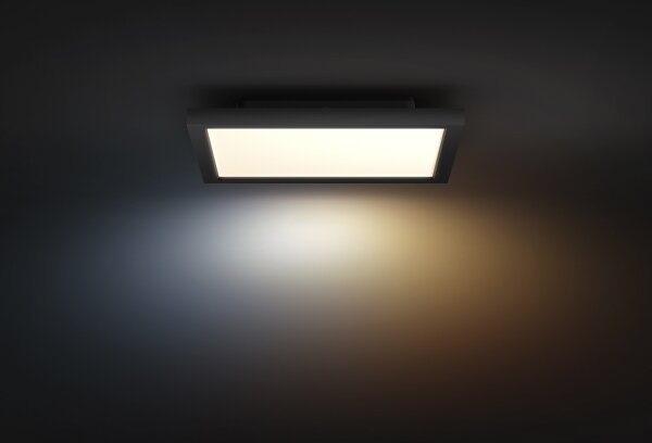 Philips - Plafoniera LED dimmerabile Hue AURELLE LED/19W/230V 30x30 cm nera