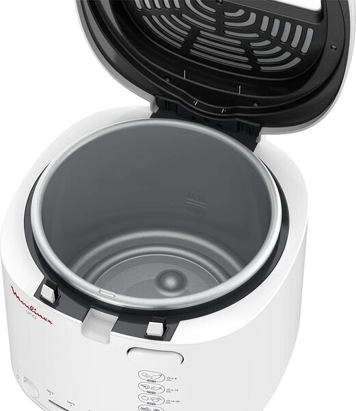 Moulinex Friggitrice Elettrica Capacit 1.8 Litri Potenza 1600 Watt con Cestello max 100 kg colore Bianco - AF2031 FryUno