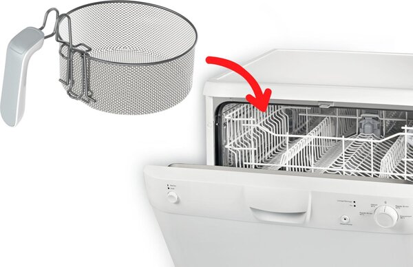 Moulinex Friggitrice Elettrica Capacit 1.8 Litri Potenza 1600 Watt con Cestello max 100 kg colore Bianco - AF2031 FryUno