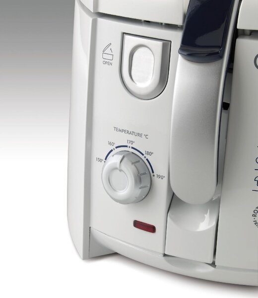 De Longhi Friggitrice Elettrica Capacit 1.2 Litri 1800 Watt con Cestello Rotante Potenza colore Bianco - F 28211