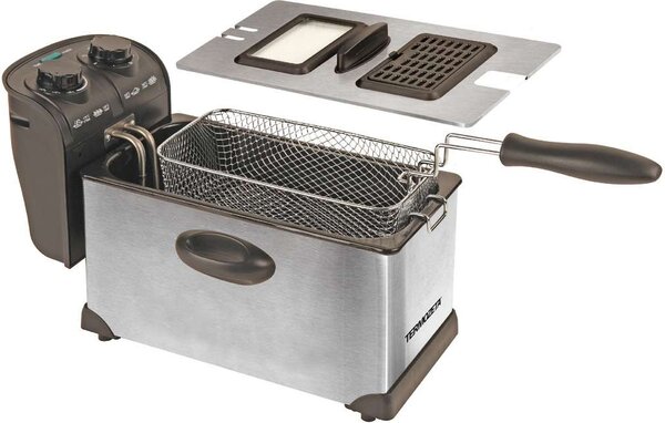 Termozeta Friggitrice Elettrica Capacit 3 Litri Potenza 2000 Watt Timer e Termostato colore Inox - 75209