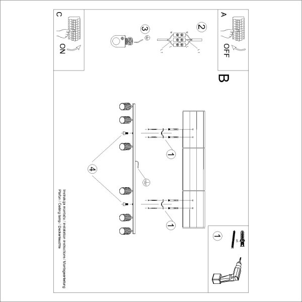 Brilagi - Faretto LED CRESTO 6xGU10/10W/230V rosso