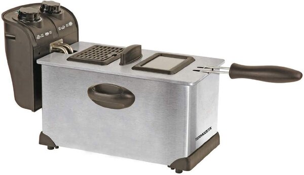 Termozeta Friggitrice Elettrica Capacit 3 Litri Potenza 2000 Watt Timer e Termostato colore Inox - 75209