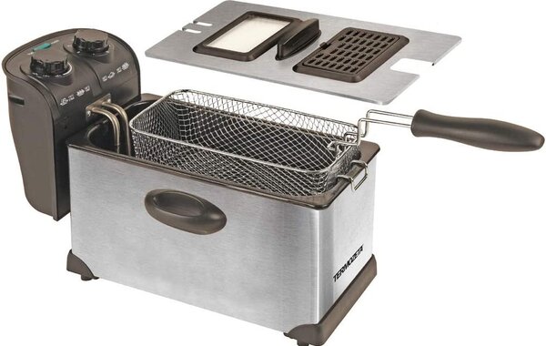 Termozeta Friggitrice Elettrica Capacit 3 Litri Potenza 2000 Watt Timer e Termostato colore Inox - 75209