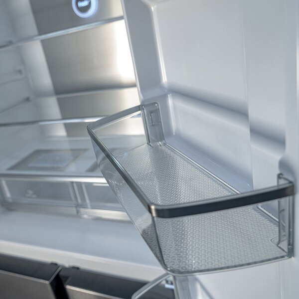 GRF Frigorifero Americano Side by Side 4 porte Capacit 542 Litri Classe energetica F Raffreddamento No Frost Inox Nero - CA91831BX