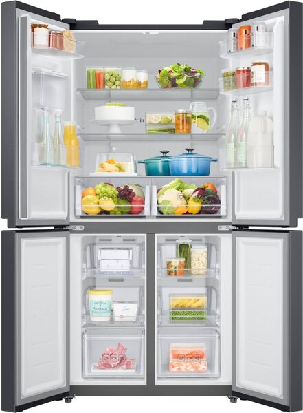 Samsung Frigorifero Americano 4 Porte Capacit 488 Litri Classe E Total No Frost colore Antracite - RF48A401EB4