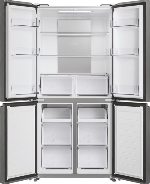 Candy Frigorifero Americano Side by Side 467 Litri Classe energetica E Raffreddamento No Frost colore Argento - CFQQ5T817EPS