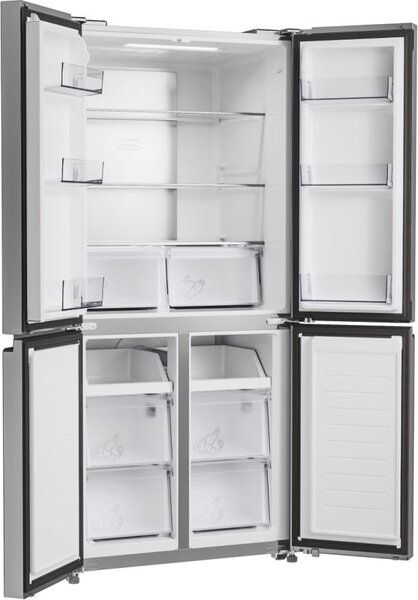 Candy Frigorifero Americano Side by Side 467 Litri Classe energetica E Raffreddamento No Frost colore Argento - CFQQ5T817EPS