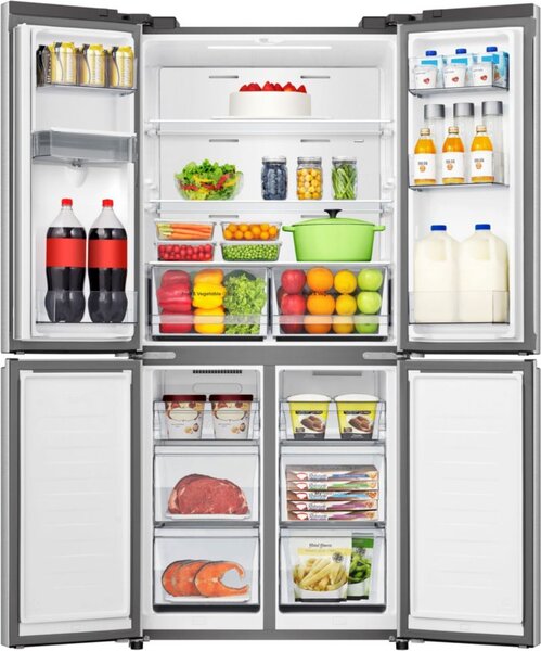 Hisense Frigorifero Americano Side by Side 483 Litri Classe E No Frost colore Inox - RQ5P470SMIE