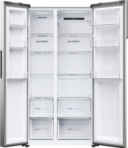 Haier Frigorifero Americano Side by Side 528 Litri No Frost Classe D colore Platinum Inox - HSR5918DNMP