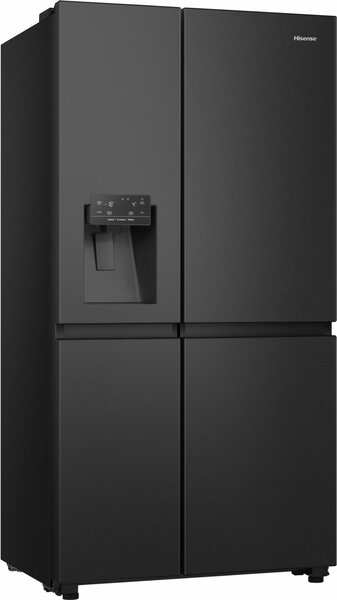 Hisense Frigorifero Americano Side by Side 632 Litri Classe E Raffreddamento No Frost colore Nero - RS818N4TFE