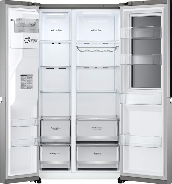 Lg Frigorifero Americano Side by Side 635 litri No Frost Classe E SlimPlus Door in Door - GSXV80PZLE